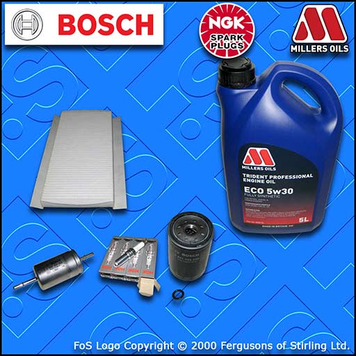 SERVICE KIT for FORD FOCUS MK1 1.8 PETROL OIL FUEL CABIN FILTER PLUGS +OIL 98-04