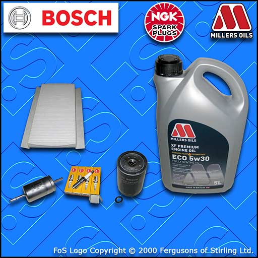 SERVICE KIT for FORD FOCUS MK1 1.6 PETROL OIL FUEL CABIN FILTER PLUGS +OIL 98-04