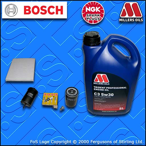 SERVICE KIT for SEAT LEON (1M) 1.6 8V OIL FUEL CABIN FILTER PLUGS +OIL 1999-2006