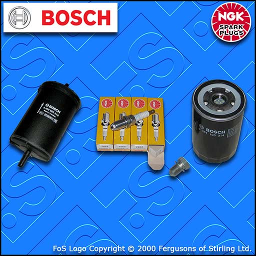 SERVICE KIT for AUDI A4 (B6) 2.0 20V PETROL OIL FUEL FILTERS PLUGS (2000-2008)