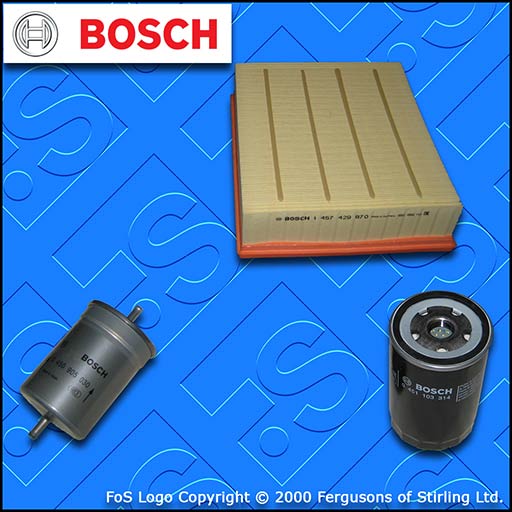 SERVICE KIT for AUDI A4 (B5) 1.8 20V BOSCH OIL AIR FUEL FILTERS (1995-2001)
