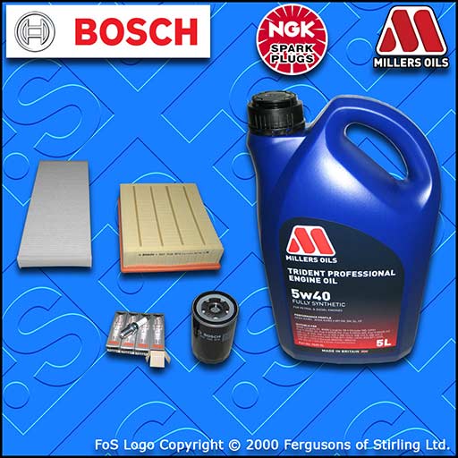 SERVICE KIT AUDI A4 (B5) 1.8 T AEB ANB APU ARK OIL AIR CABIN FILTERS PLUGS +OIL