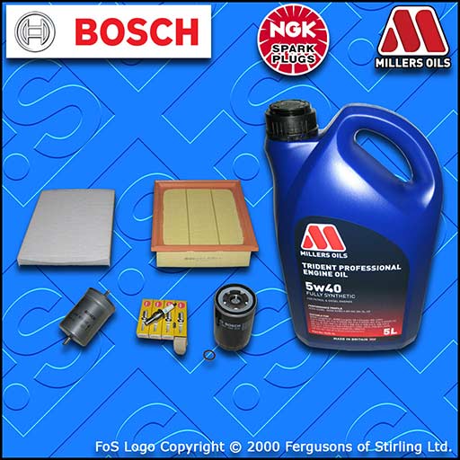 SERVICE KIT for VW GOLF MK3 (1H) 2.0 8V GTI OIL AIR FUEL CABIN FILTER PLUG 94-02