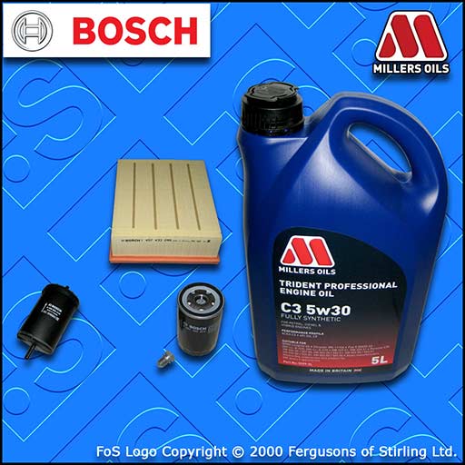 SERVICE KIT for AUDI A4 (B6) 2.0 20V PETROL OIL AIR FUEL FILTER +OIL (2000-2008)