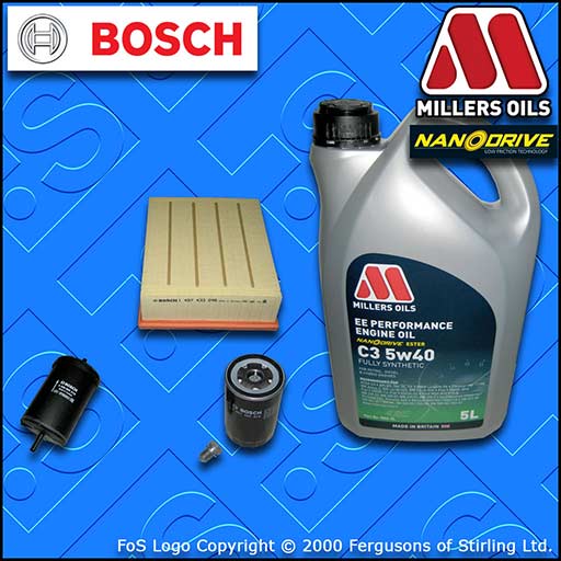 SERVICE KIT AUDI A4 (B6/B7) 1.6 8V PETROL OIL AIR FUEL FILTERS +OIL (2000-2008)