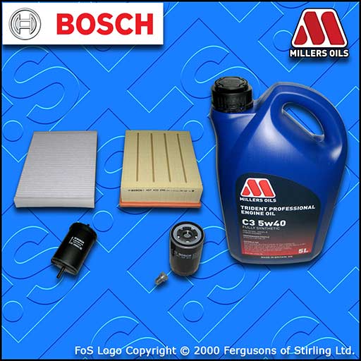 SERVICE KIT AUDI A4 (B6) 2.0 20V PETROL OIL AIR FUEL CABIN FILTER +OIL 2000-2008