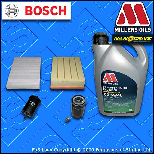 SERVICE KIT AUDI A4 (B6) 2.0 20V PETROL OIL AIR FUEL CABIN FILTER +OIL 2000-2008