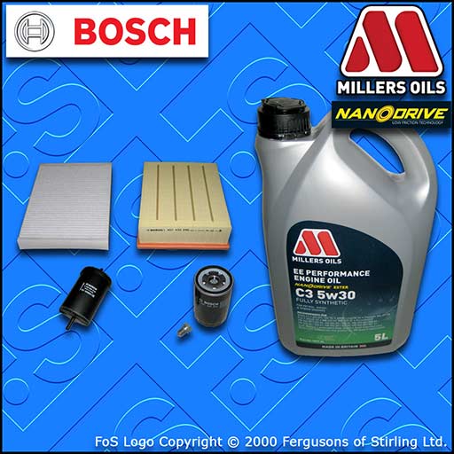 SERVICE KIT AUDI A4 (B6) 2.0 20V PETROL OIL AIR FUEL CABIN FILTER +OIL 2000-2008