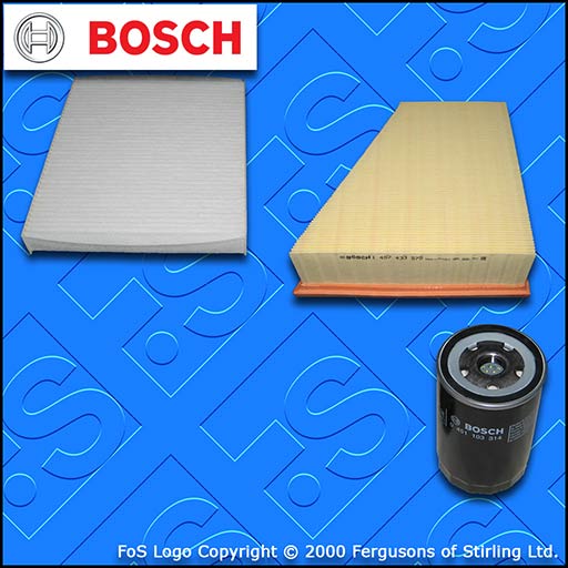 SERVICE KIT for SEAT IBIZA (6L) 1.8 T BOSCH OIL AIR CABIN FILTERS (2003-2008)