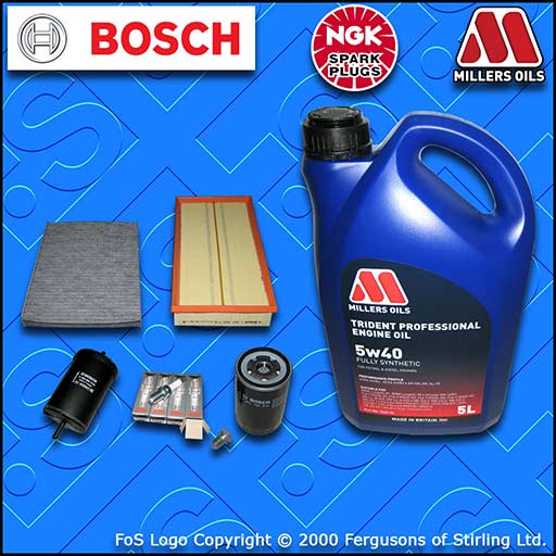 SERVICE KIT for AUDI A3 8L 1.8 T OIL AIR FUEL CABIN FILTERS PLUGS +OIL 1997-2003