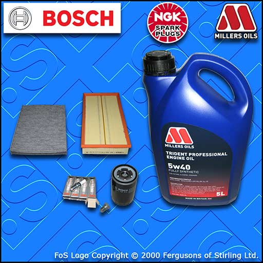 SERVICE KIT for AUDI A3 (8L) 1.8 TURBO OIL AIR CABIN FILTER PLUGS +OIL 1997-2003