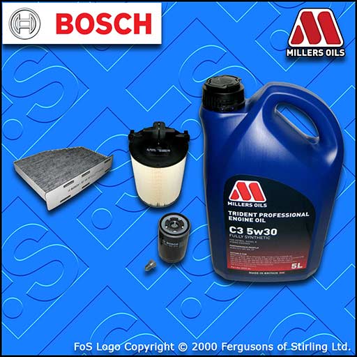 SERVICE KIT for VW GOLF MK6 (5K) 1.6 BSE BSF OIL AIR CABIN FILTER +OIL 2008-2013