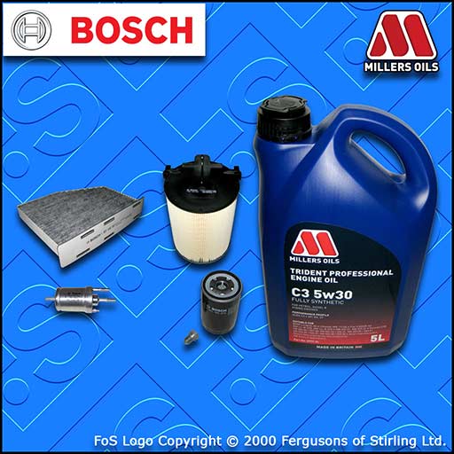 SERVICE KIT VW GOLF MK6 (5K) 1.6 BSE BSF OIL AIR FUEL CABIN FILTERS +OIL (08-13)