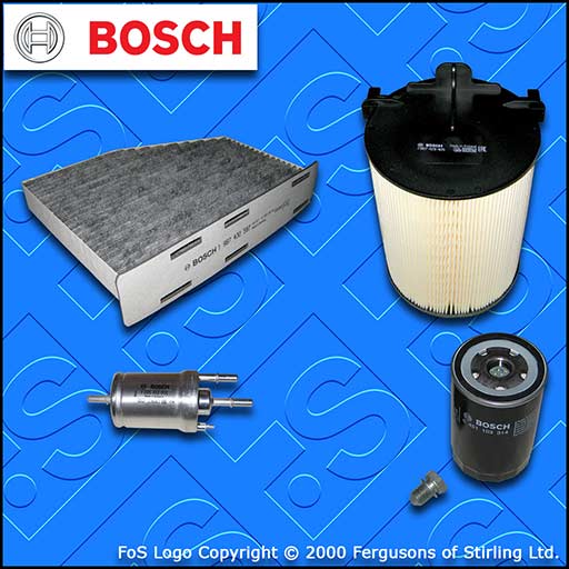 SERVICE KIT for VW GOLF MK6 1.6 BSE BSF OIL AIR FUEL CABIN FILTERS (2008-2013)