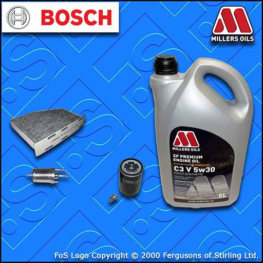 SERVICE KIT VW GOLF MK6 (5K) 1.6 BSE BSF OIL FUEL CABIN FILTERS +OIL (2008-2013)