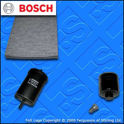 SERVICE KIT for VW GOLF MK4 (1J) 1.6 16V BOSCH OIL FUEL CABIN FILTER (2000-2005)