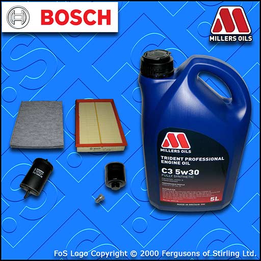 SERVICE KIT VW GOLF MK4 1J 1.6 16V AZD BCB OIL AIR FUEL CABIN FILTERS +OIL 00-05