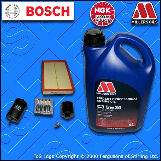 SERVICE KIT VW GOLF MK4 1J 1.6 16V AZD BCB OIL AIR FUEL FILTERS PLUGS +OIL 00-05