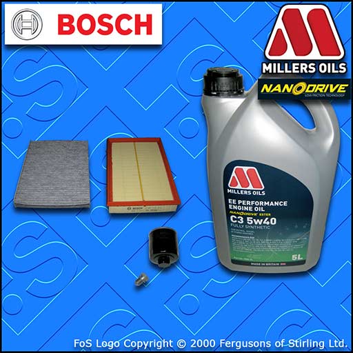 SERVICE KIT VW GOLF MK4 (1J) 1.6 16V AZD BCB OIL AIR CABIN FILTER +OIL 2000-2005