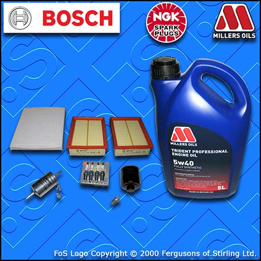 SERVICE KIT VW POLO 6N 1.0 8V ALD AUC OIL AIR FUEL CABIN FILTER PLUGS +OIL 99-01