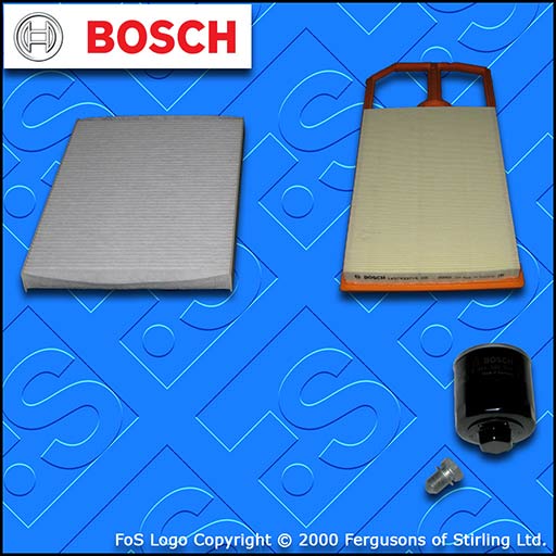 SERVICE KIT for VW POLO (6N) 1.4 16V BOSCH OIL AIR CABIN FILTERS (1996-2001)