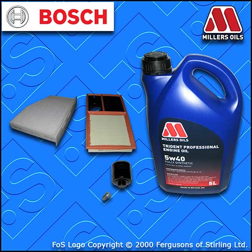 SERVICE KIT for VW GOLF MK5 (1K) 1.4 16V BUD OIL AIR CABIN FILTER +OIL 2006-2009