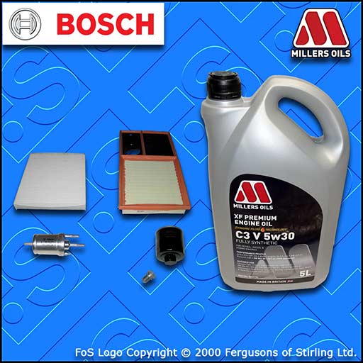 SERVICE KIT VW POLO MK5 6C 6R 1.4 CGGB CMAA OIL AIR FUEL CABIN FILTER +OIL 09-10