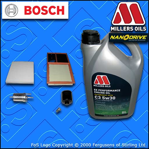 SERVICE KIT VW POLO MK5 6C 6R 1.4 CGGB CMAA OIL AIR FUEL CABIN FILTER +OIL 09-10