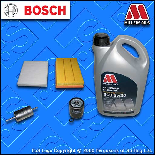 SERVICE KIT for VOLVO C30 1.6 1.8 OIL AIR FUEL CABIN FILTER +ECO OIL (2006-2007)