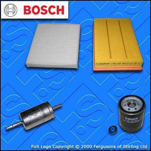 SERVICE KIT for VOLVO C30 1.6 1.8 BOSCH OIL AIR FUEL CABIN FILTERS (2006-2007)