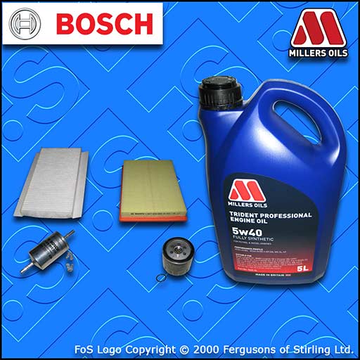 SERVICE KIT OPEL VAUXHALL TIGRA B 1.8 OIL AIR FUEL CABIN FILTER +OIL (2004-2009)