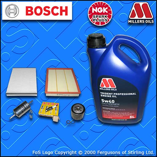 SERVICE KIT for VAUXHALL ASTRA G MK4 1.6 16V OIL AIR FUEL CABIN FILTER PLUG +OIL