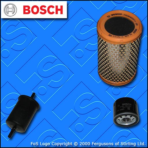 SERVICE KIT for RENAULT CLIO MK2 1.2 8V OIL AIR FUEL FILTERS (1998-2000)