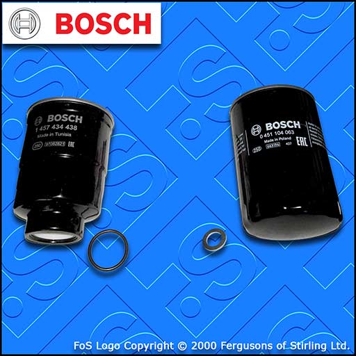 SERVICE KIT for FORD RANGER 2.5 TD BOSCH OIL FUEL FILTERS (1999-2006)