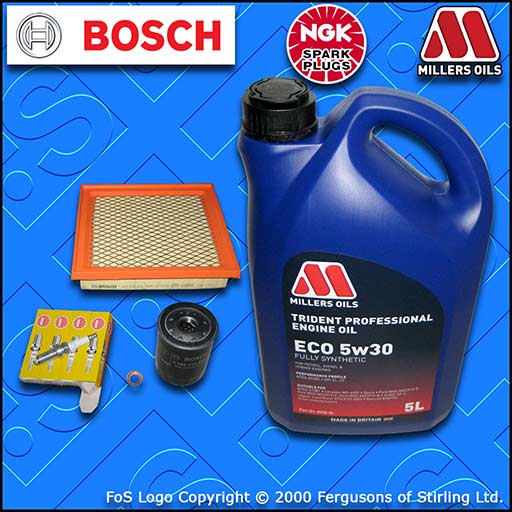SERVICE KIT for NISSAN NOTE 1.4 PETROL E11 OIL AIR FILTER PLUGS +OIL (2006-2014)