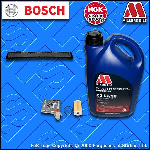 SERVICE KIT BMW 3 SERIES (E46) 316I M43 OIL CABIN FILTER PLUGS +OIL (1999-2002)