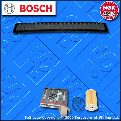 SERVICE KIT for BMW 3 SERIES (E46) 318I M43 OIL CABIN FILTER PLUGS (1998-2001)