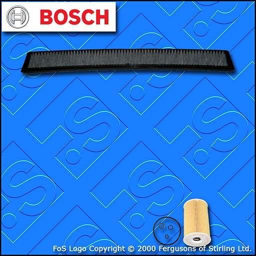 SERVICE KIT for BMW 3 SERIES (E46) 316I M43 BOSCH OIL CABIN FILTERS (1999-2002)