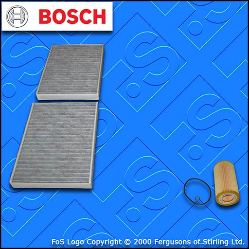 SERVICE KIT for BMW 5 SERIES (E39) 520D BOSCH OIL CABIN FILTERS (2000-2003)