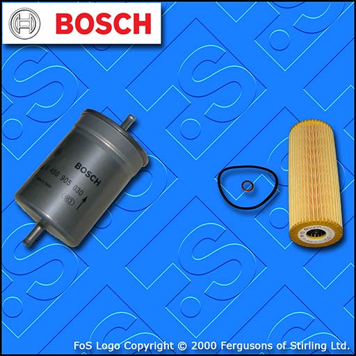 SERVICE KIT for MERCEDES C180 S202 W202 BOSCH OIL FUEL FILTERS (1994-2000)