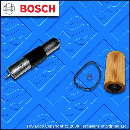 SERVICE KIT for BMW 5 SERIES (E39) 540I BOSCH OIL FUEL FILTERS (1996-1998)