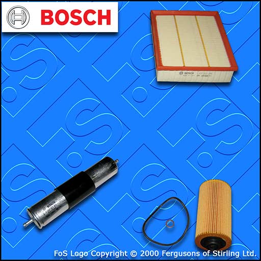 SERVICE KIT for BMW 5 SERIES (E39) 540I BOSCH OIL AIR FUEL FILTERS (1996-1998)