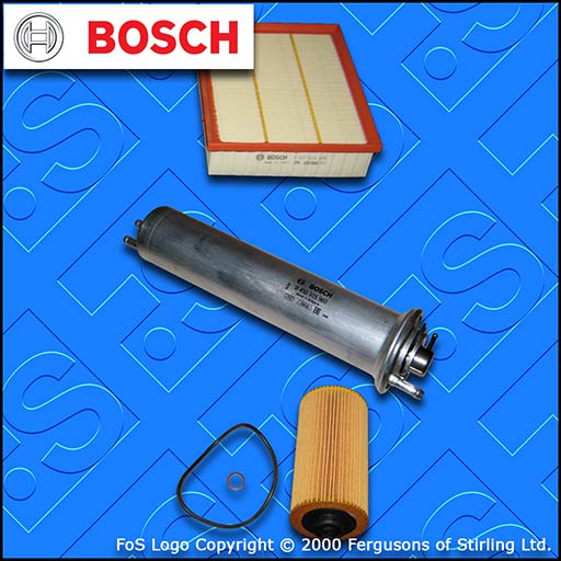 SERVICE KIT for BMW 5 SERIES (E39) 540I BOSCH OIL AIR FUEL FILTERS (1998-2003)