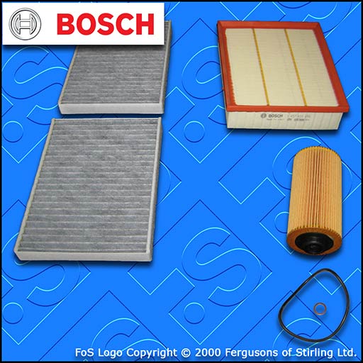 SERVICE KIT for BMW 5 SERIES (E39) 540I BOSCH OIL AIR CABIN FILTERS (1996-2003)