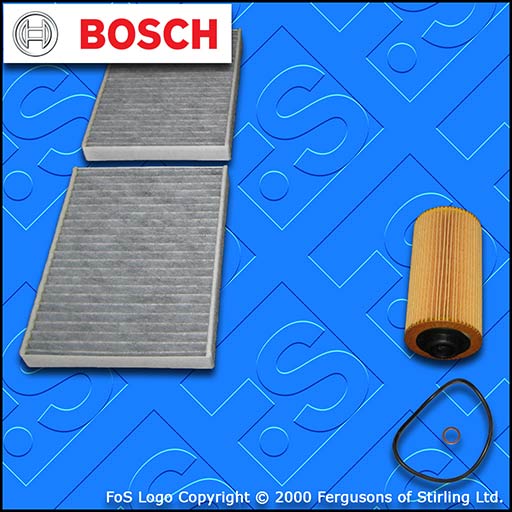 SERVICE KIT for BMW 5 SERIES (E39) 540I BOSCH OIL CABIN FILTERS (1996-2003)
