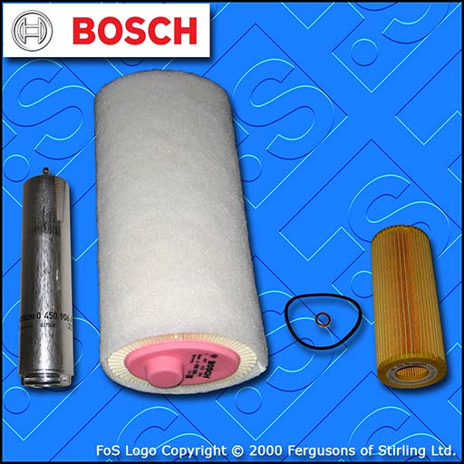 SERVICE KIT for BMW X3 2.0 D E83 M47 BOSCH OIL AIR FUEL FILTERS (2004-2007)