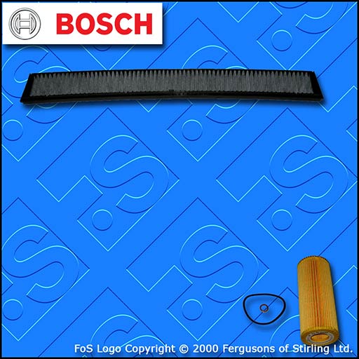 SERVICE KIT for BMW X3 2.0 D E83 M47 BOSCH OIL CABIN FILTERS (2004-2007)