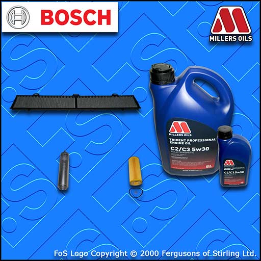 SERVICE KIT BMW 3 SERIES 320D M47 E90 E91 OIL FUEL CABIN FILTER +OIL (2005-2007)