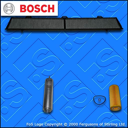 SERVICE KIT for BMW 3 SERIES E90 E91 M47 318D OIL FUEL CABIN FILTERS (2005-2007)