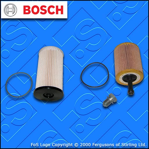 SERVICE KIT for AUDI A3 (8P) 1.9 TDI BOSCH OIL FUEL FILTERS (2005-2009)